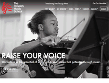 Tablet Screenshot of peoplesmusicschool.org